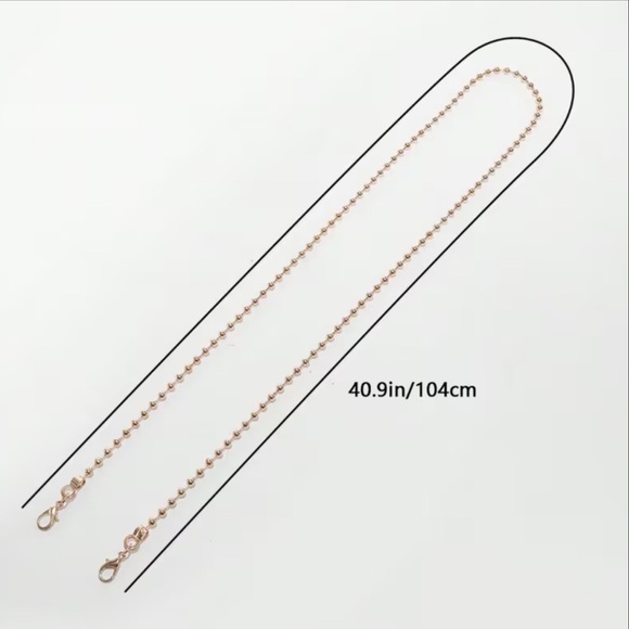 Beaded Chain Purse Strap - Picture 4 of 7